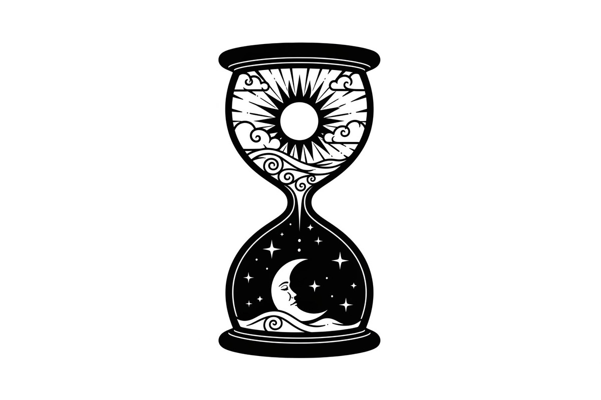Celestial Sun Moon Hourglass Bundle, an Illustration by Gaye Art (Photo 8 of 31)