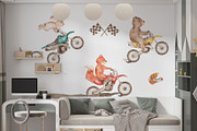 Dirt bikes watercolor, a Decorative Illustration by Marina Ermakova (Thumbnail 8 of 11)