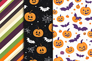 Happy Halloween Digital Paper Backgr, a Pattern Graphic by Libby Wishes (Thumbnail 2 of 3)