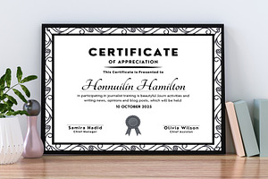 Id, Ps, Ai, W, and Canva Certificate, a Stationery Template by MNT-Creator