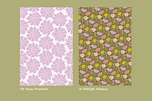 Funky Flower Festival Backgrounds