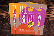 Modern Fall Festival Flyer, a Flyer Template by Gumico Studio. (Thumbnail 3 of 3)