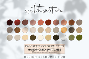 Southwestern Procreate Palette