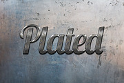 Metal Layer Styles for Photoshop, a Layer Style Add-On by Creativenauts (Thumbnail 1 of 7)