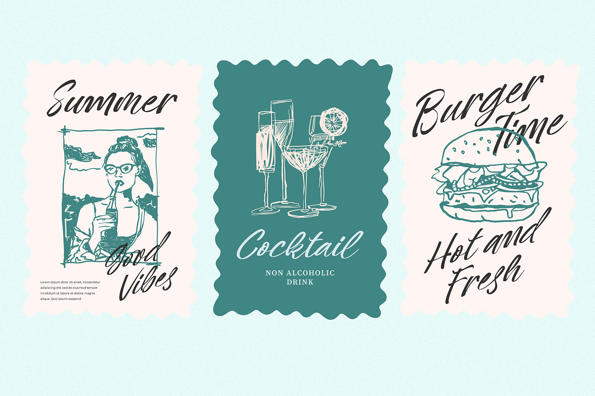 Agatta Bluebell a Handwritten Font, a Handwritten Font by RantautypeStudio (Photo 12 of 15)