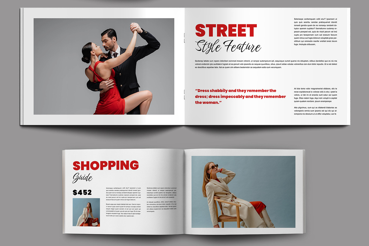 Creative Fashion Magazine Landscape, a Magazine Template by MightyDesign (Photo 5 of 8)