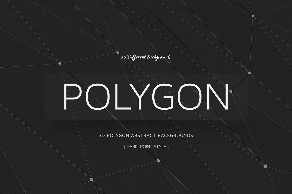 Polygon BGs Dark | Point Style V0l1 preview 7