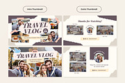 Travel YouTube Thumbnail Design, a Social Media Template by twinstd (Thumbnail 2 of 2)