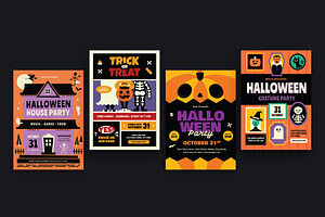 20 Halloween Flyer Bundle