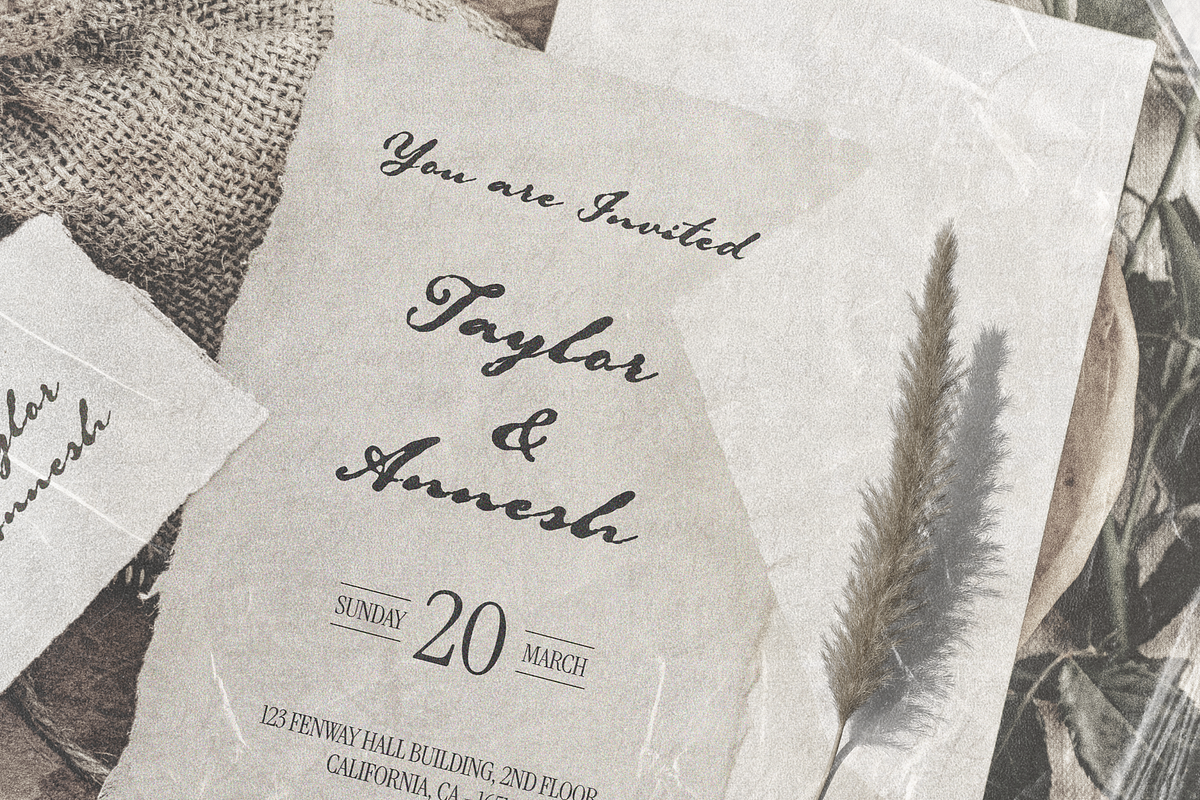 Rustic Market Raw Handwritten Script, a Script Font by Namara Creative Studio (Photo 8 of 13)