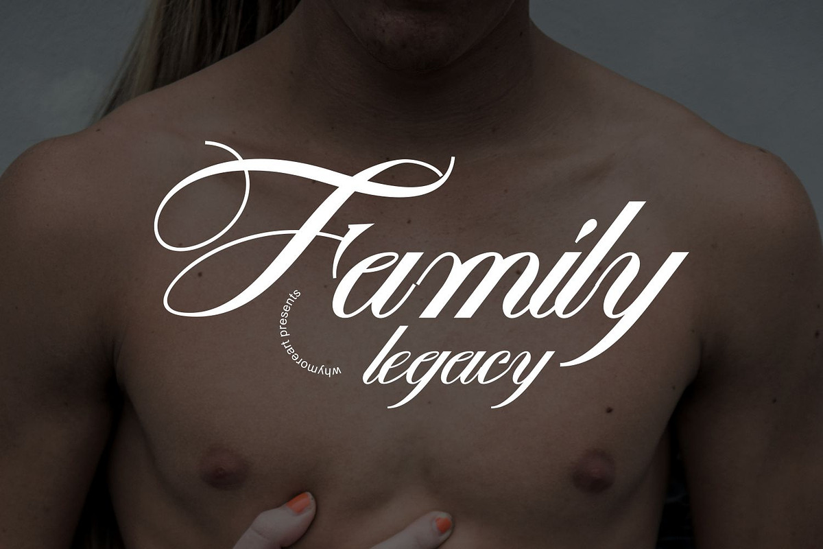 Ningrat | Script Tatoo Font, a Script Font by WhymoreArt (Photo 2 of 8)