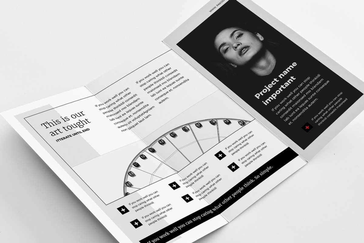 Focus - Agency 3fold Brochure, a Brochure Template by Print design (Photo 5 of 5)