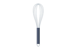 Stainless wire kitchen whisk, an Object Illustration by the8monkey