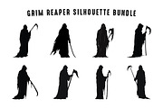 Grim Reaper Silhouette Vector art, a Person Illustration by Gfx Expert Team (Thumbnail 3 of 3)