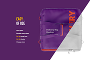 Delivery Bag Mockup, a Packaging Mockup by BlackMockup (Thumbnail 3 of 16)