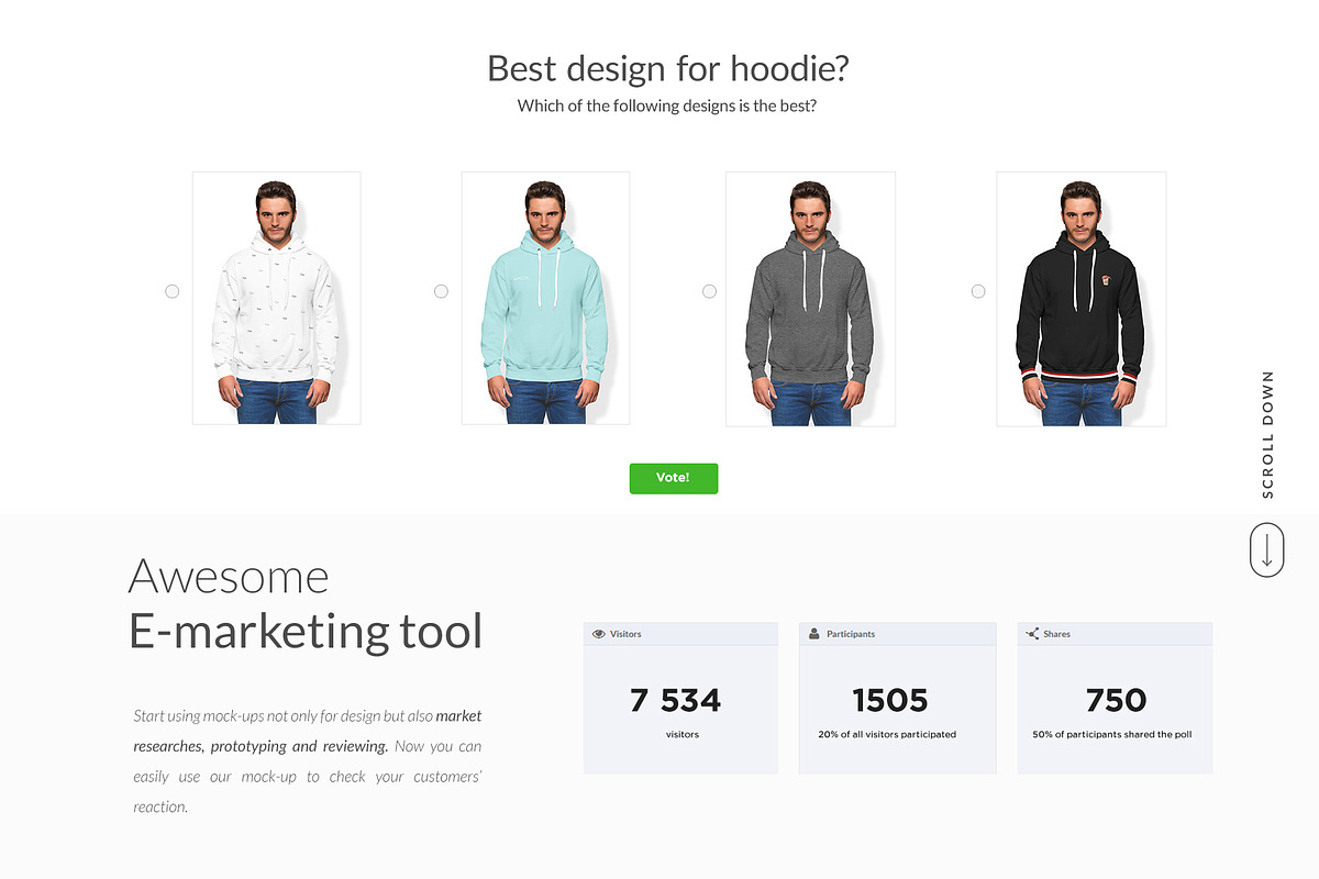 Men Hoodie Mock-ups Set FREE DEMO, a Books & Magazine Mockup by Apparel_Mockups (Photo 19 of 25)
