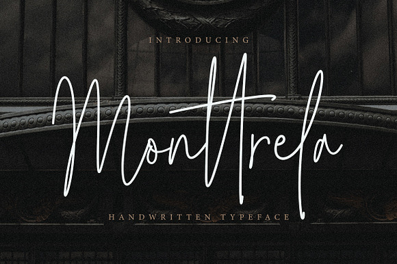 Monttrela Handwritten Wedding Font preview 7