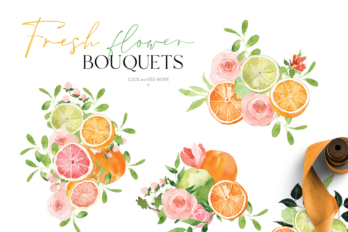 Watercolor flower - Fresh Days, an Illustration by Beigetime (Photo 2 of 12)