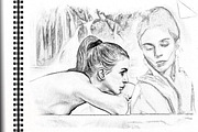 25 Master Class Charcoal Effects PSE, an Action Add-On by Pencil Pixels (Thumbnail 17 of 17)