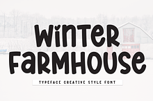 Winter Farmhouse | Script Font