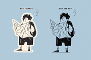 Lets Go Camping: 50 Illustration Set, a Person Illustration by Veyla (Thumbnail 4 of 14)