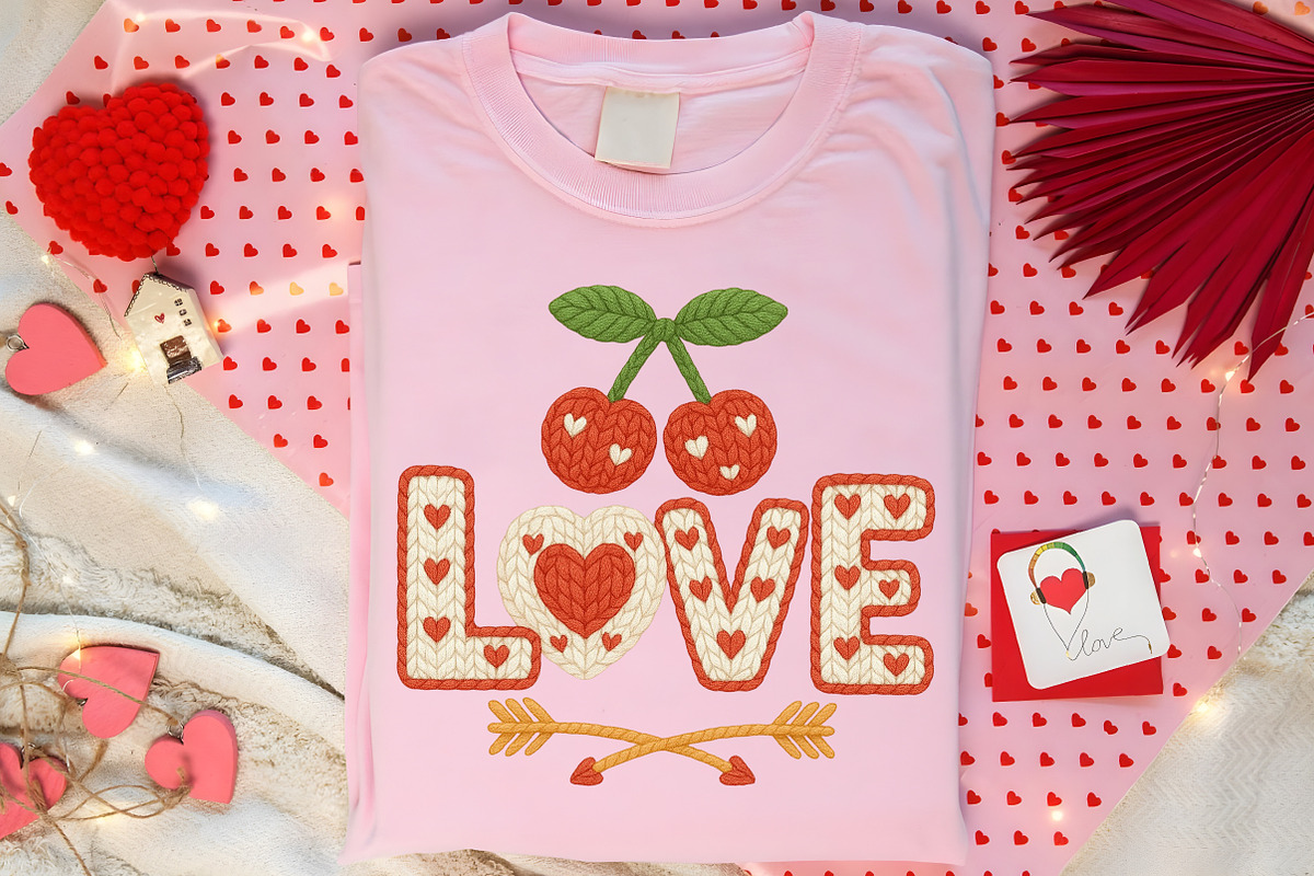 Love Embroidery PNG, Valentine's Day, an Illustration by Canvas Craft (Photo 5 of 7)