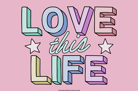Display font Love This Life