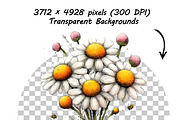 Whimsical Spring Flowers ClipartS, a Graphic by one-touch (Thumbnail 15 of 18)