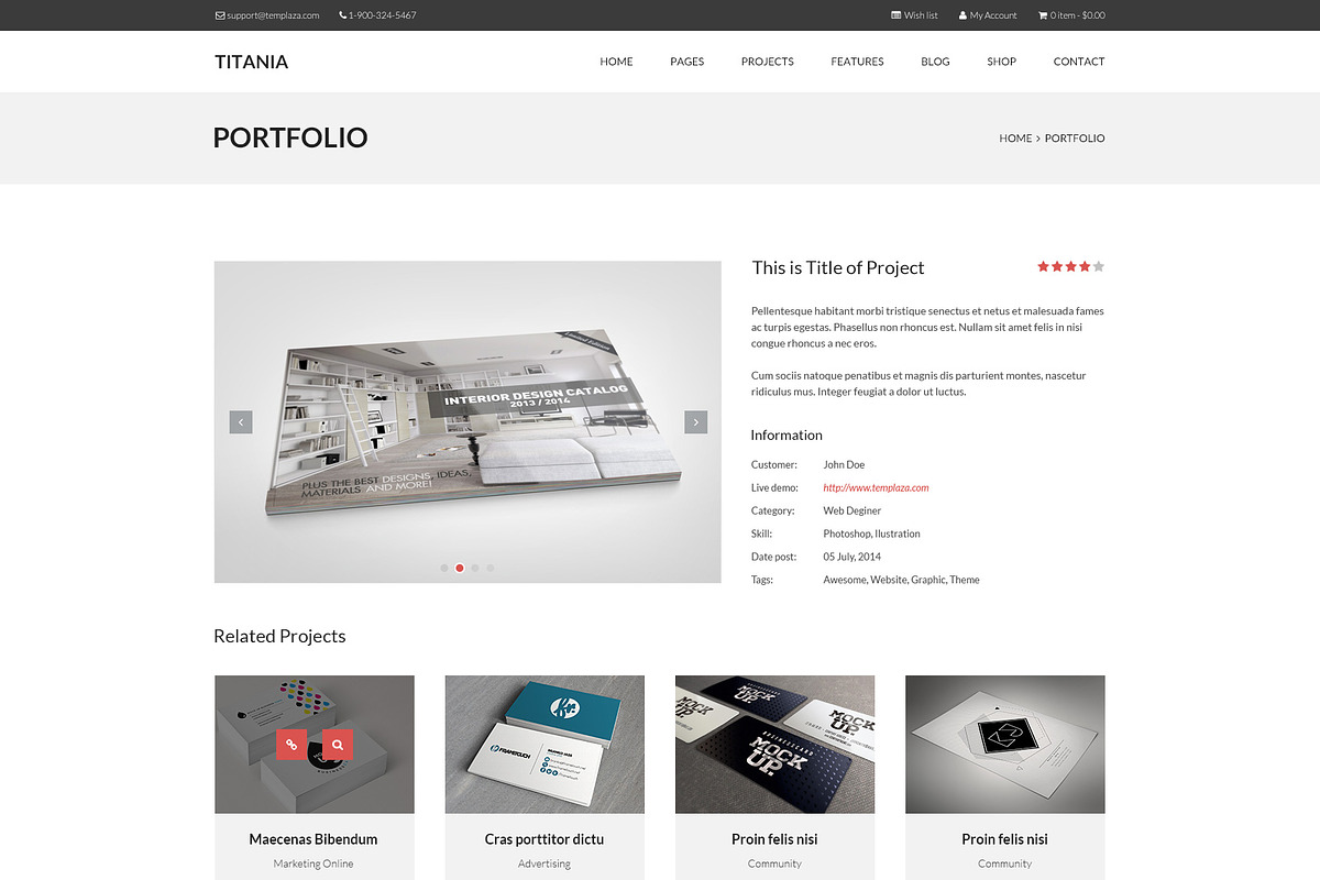 Titania - Multipurpose PSD Template, a Websites & App Template by TemPlaza (Photo 32 of 53)