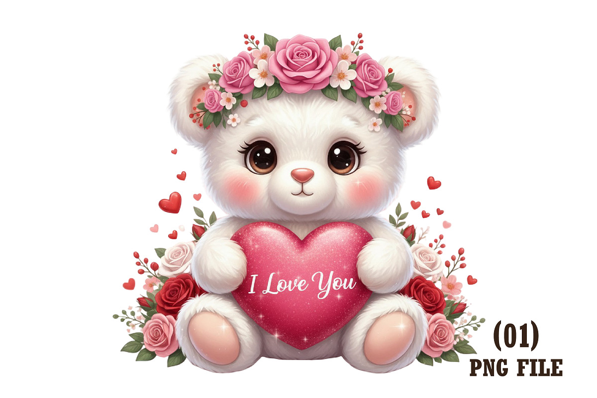 Valentines Day PNG, an Illustration by DreamArtGraphic (Photo 1 of 6)
