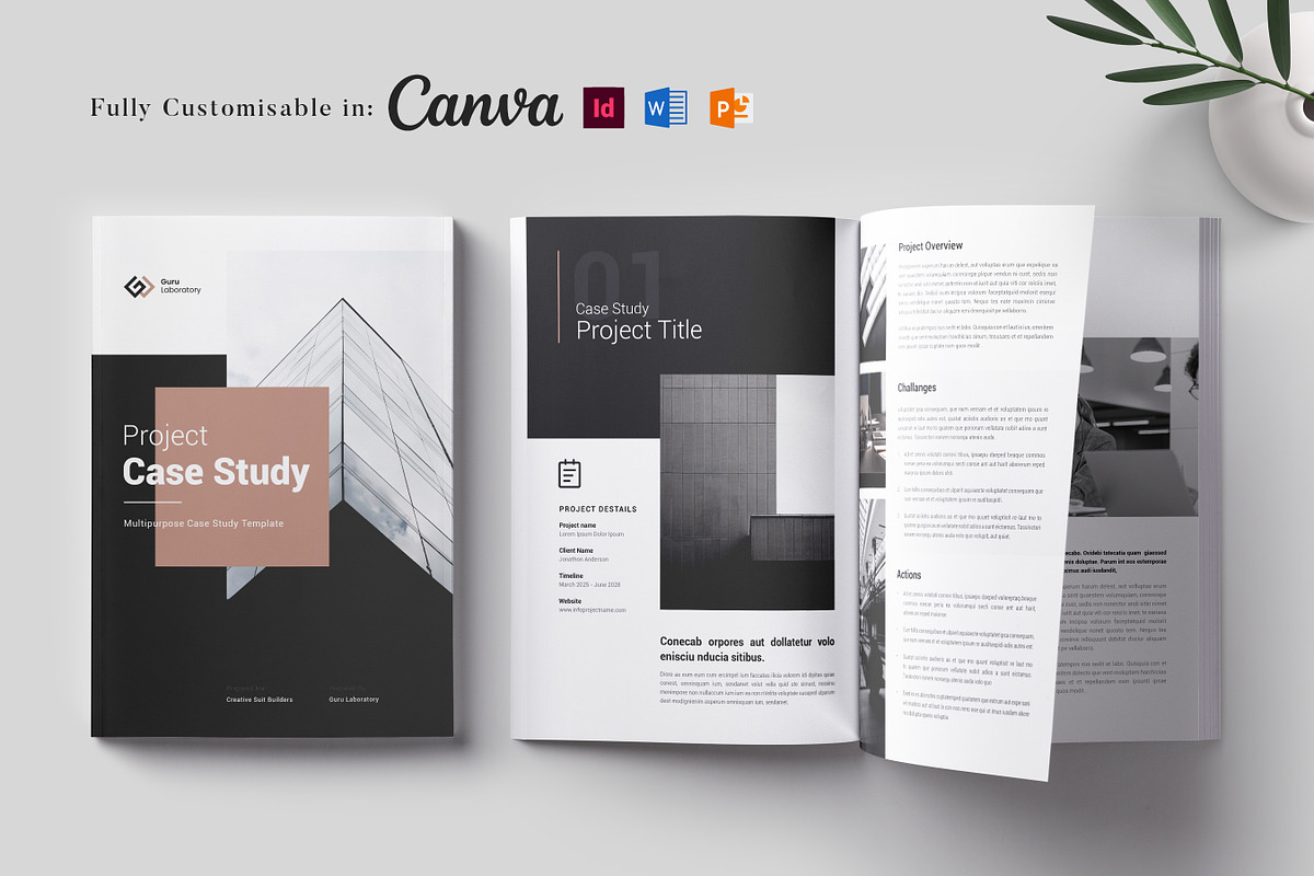 Case Study Template | Canva Template