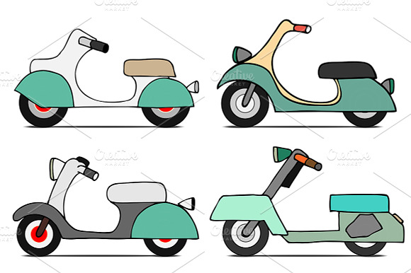 Vector Set Scooters