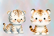 Watercolor Safari Animals Clipart, an Object Graphic by Agnesagraphic (ID 95) (Thumbnail 9 of 12)