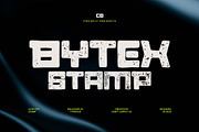 CS Bytex Stamp, a Sans Serif Font by Craft Supply Co. (Thumbnail 1 of 8)