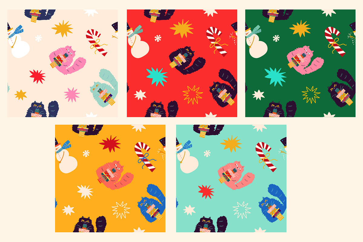 Cute Christmas collection, a Seasonal Illustration by MoleskoStudio (Photo 15 of 30)