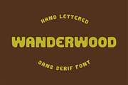 Wanderwood, a Sans Serif Font by Pink Tiger Creative (Thumbnail 2 of 8)