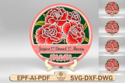 Layered Mandala Svg files, a Pattern Graphic by Lasercutiny (Thumbnail 1 of 2)