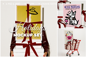 Holiday Poster Mockup Collection
