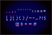 Retrofuturism OTF Vapor Wave Font, a Sans Serif Font by Ckybe's Corner (Thumbnail 5 of 10)