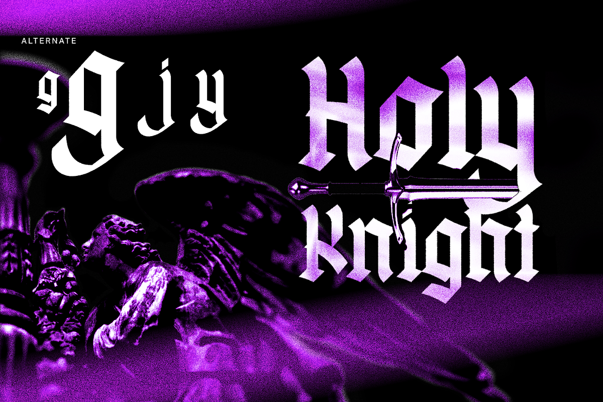 Forgore Blackletter, a Blackletter Font by Glyphstyle (Photo 4 of 5)