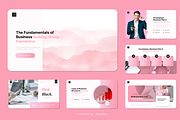 Pink Black BusinessKeynote, a Presentation Template by Pixslides (Thumbnail 2 of 6)