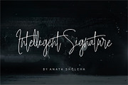 Intelligent Signature, a Script Font by Anatadesign (Thumbnail 6 of 13)