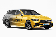 Station Wagon Mockup 4, a Product Mockup by Mockupix (Thumbnail 6 of 12)