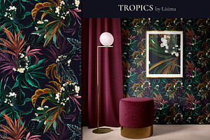 Tropics - Seamless Tropical Pattern