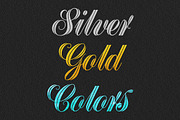 Gold Press Lettering, a Layer Style Add-On by Creative Media Co (Thumbnail 5 of 5)