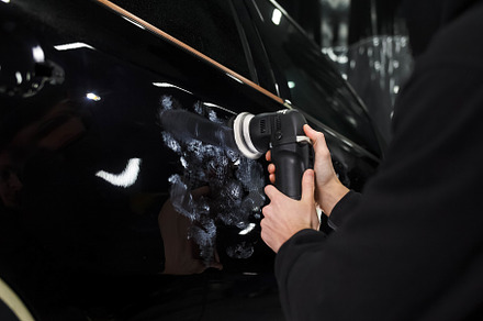 Auto polishing process. Detailing, a Photo by borodai94