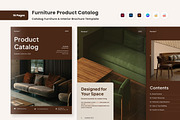Furniture Product Catalog Brochure, a Brochure Template by twinstd (Thumbnail 1 of 6)