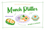 Munch Platter Modern Brush Font, a Script Font by Letterena Studios Script (Thumbnail 1 of 20)