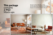 Boho Wallpaper Mockup PNG & PSD, a Household Mockup by mock-ups (Thumbnail 2 of 7)