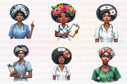 African Nurse Woman Clipart, an Illustration by CreationArt (Thumbnail 3 of 5)